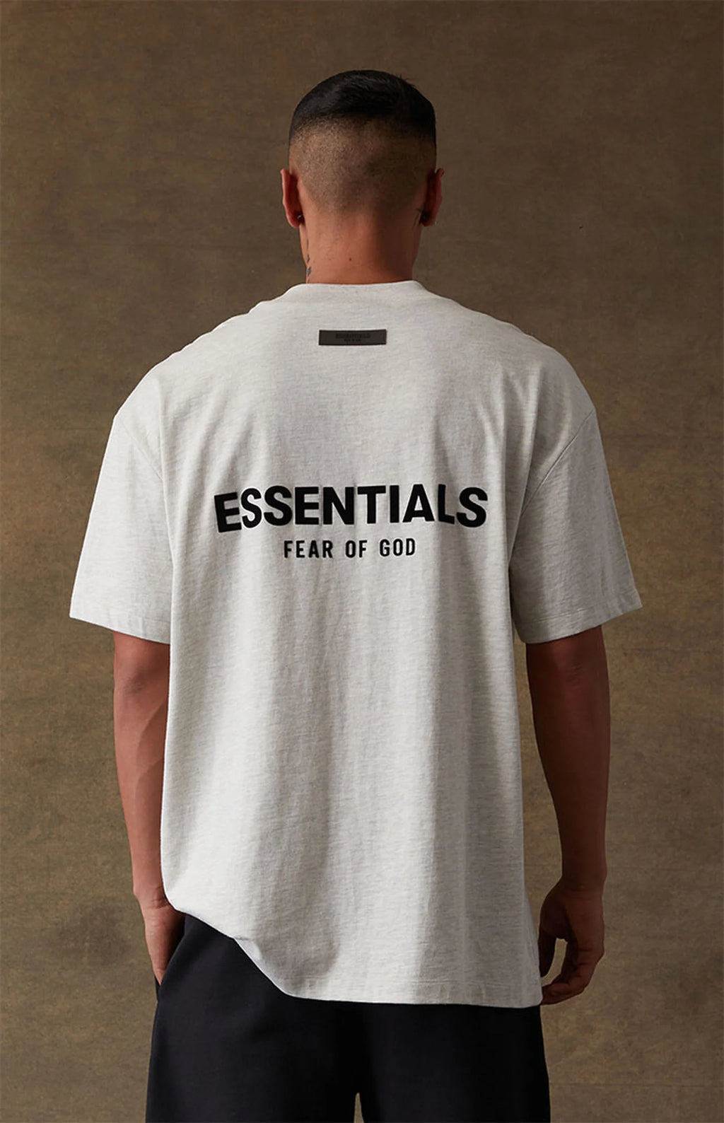 Essentials Fear Of God Light Oatmeal Tee