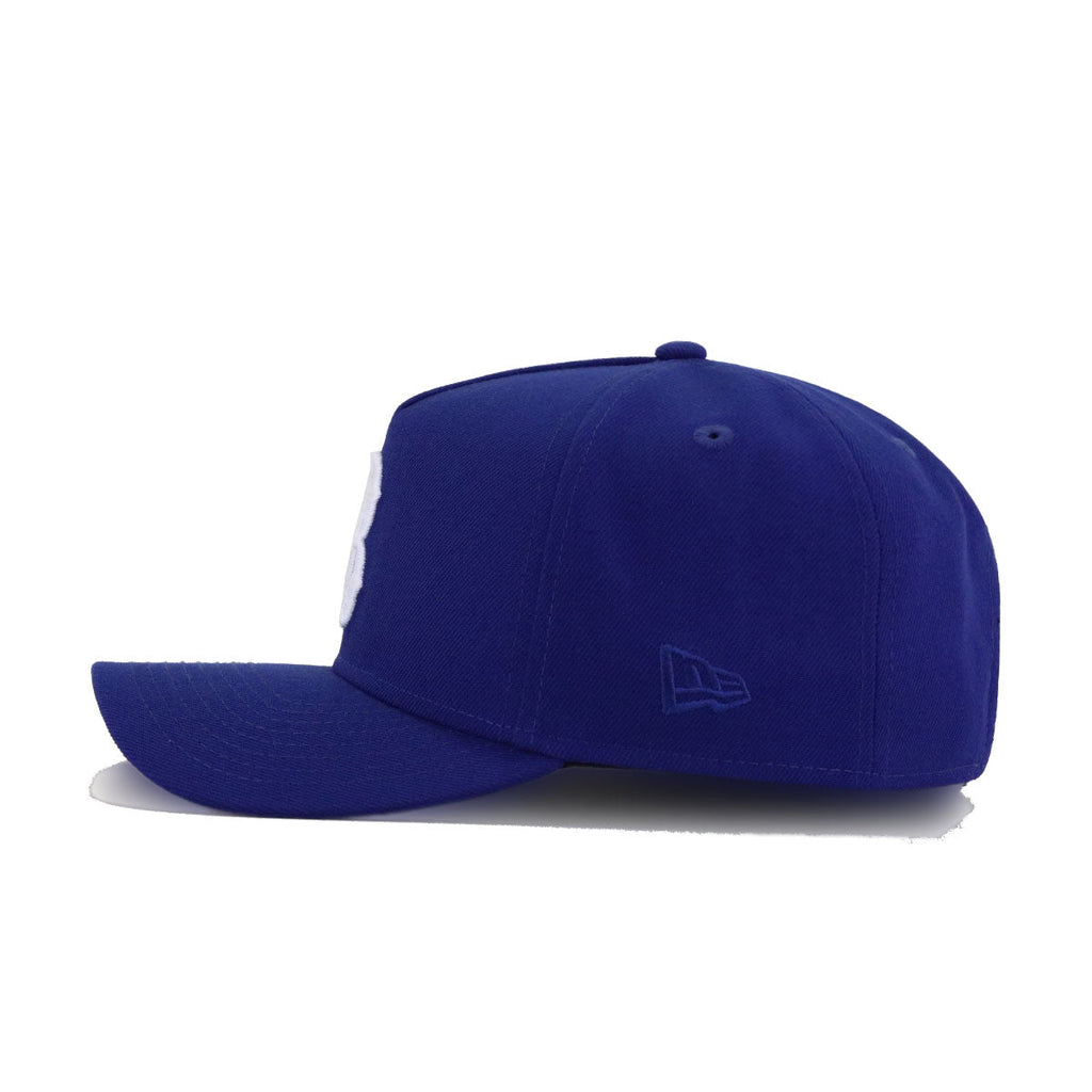 Brooklyn Dodgers Dark Royal Blue New Era 9Forty A-Frame Snapback