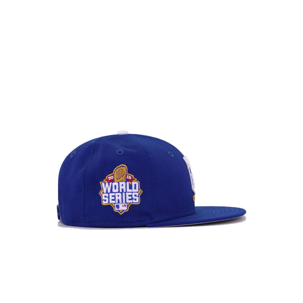 KIDS Kansas City Royals Light Royal Blue 2015 World Series New Era K9Fifty Snapback