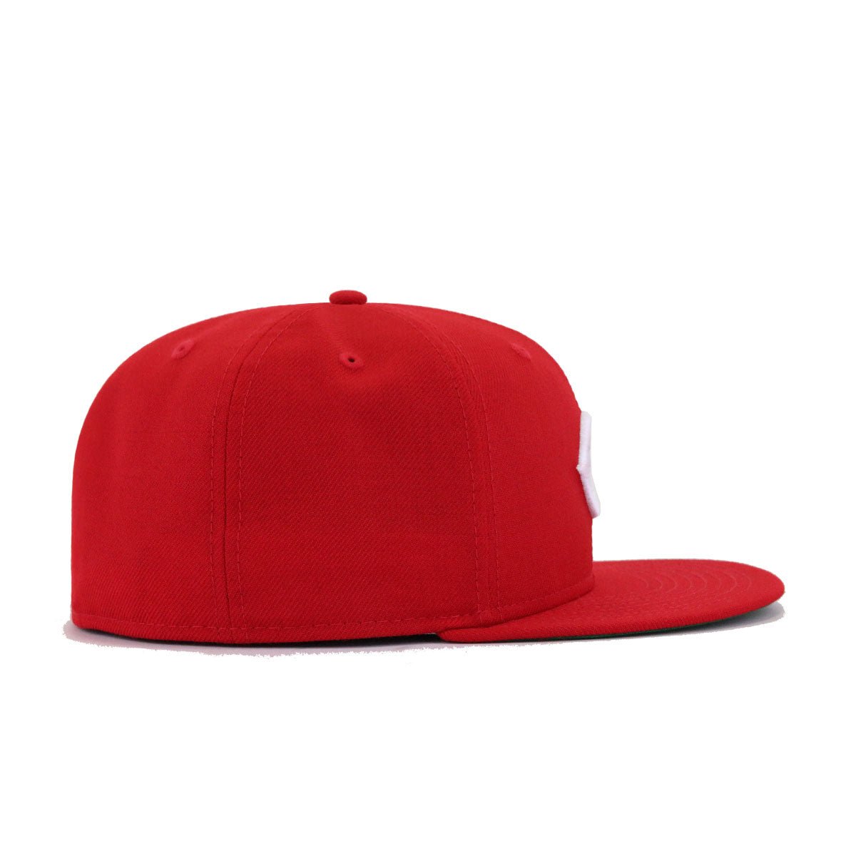 Cincinnati Reds Scarlet 1975 World Series Cooperstown Green Bottom New Era 59Fifty Fitted