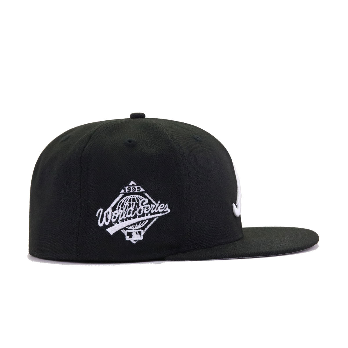Atlanta Braves Black Glow in the Dark 1995 World Series New Era 59Fifty Fitted