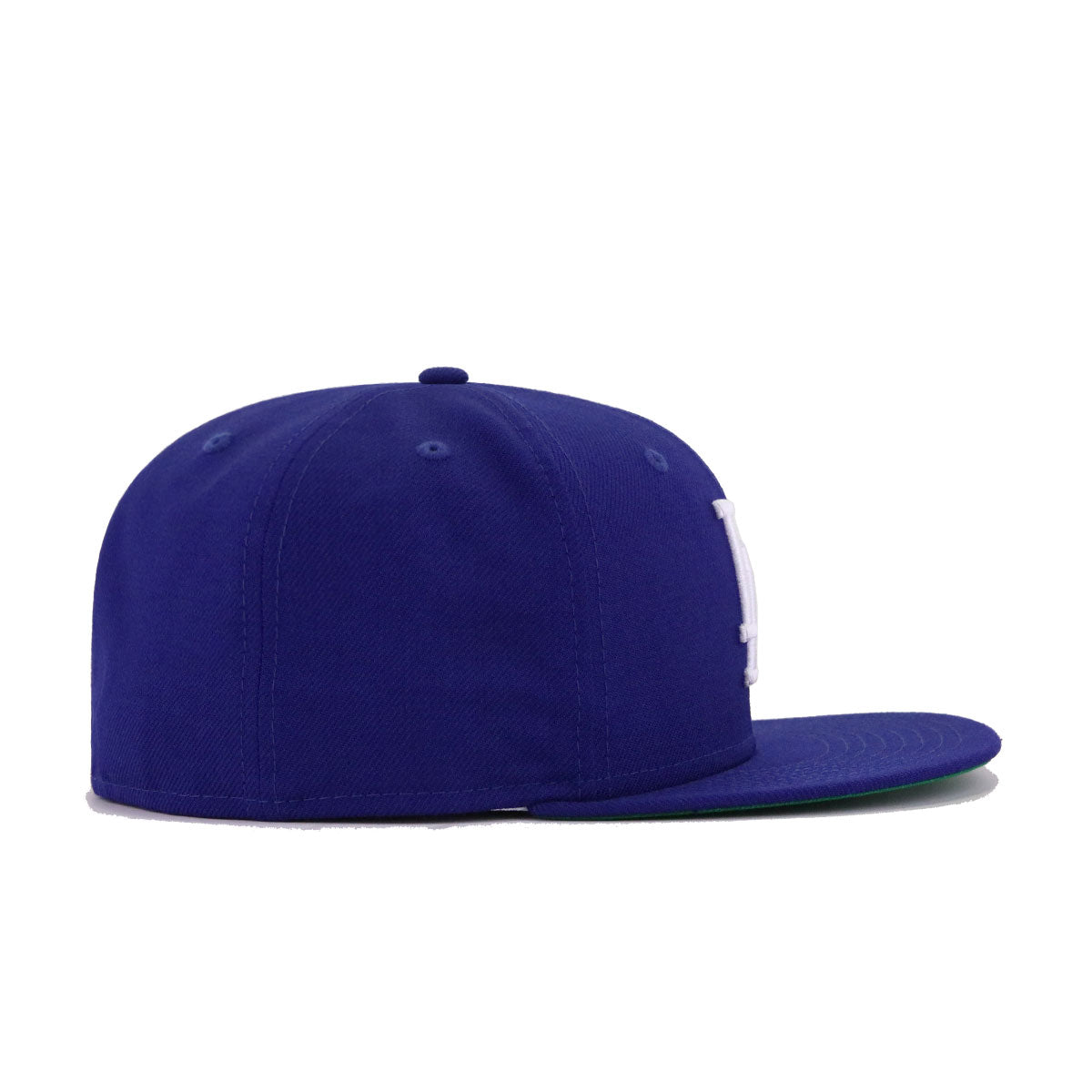 Los Angeles Dodgers Dark Royal Blue 1959 World Series Cooperstown Green Bottom New Era 59Fifty Fitted