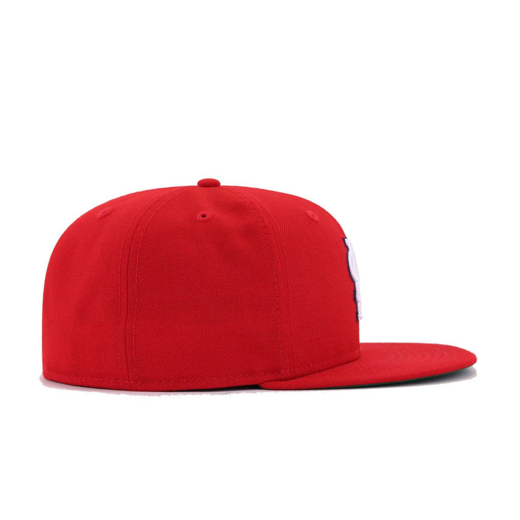 St Louis Cardinals Scarlet 1967 World Series Cooperstown Green Bottom New Era 59Fifty Fitted