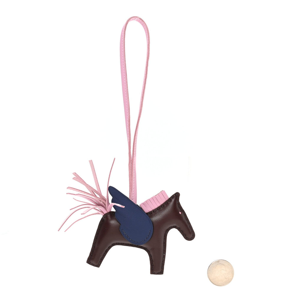 Milo Lambskin Grigri Rodeo Pegase Horse Bag Charm Rouge Sellie Mauve Sylvestre Bleu Saphir