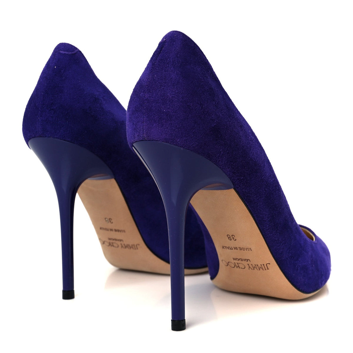 Suede Abel Pumps 38 Violet