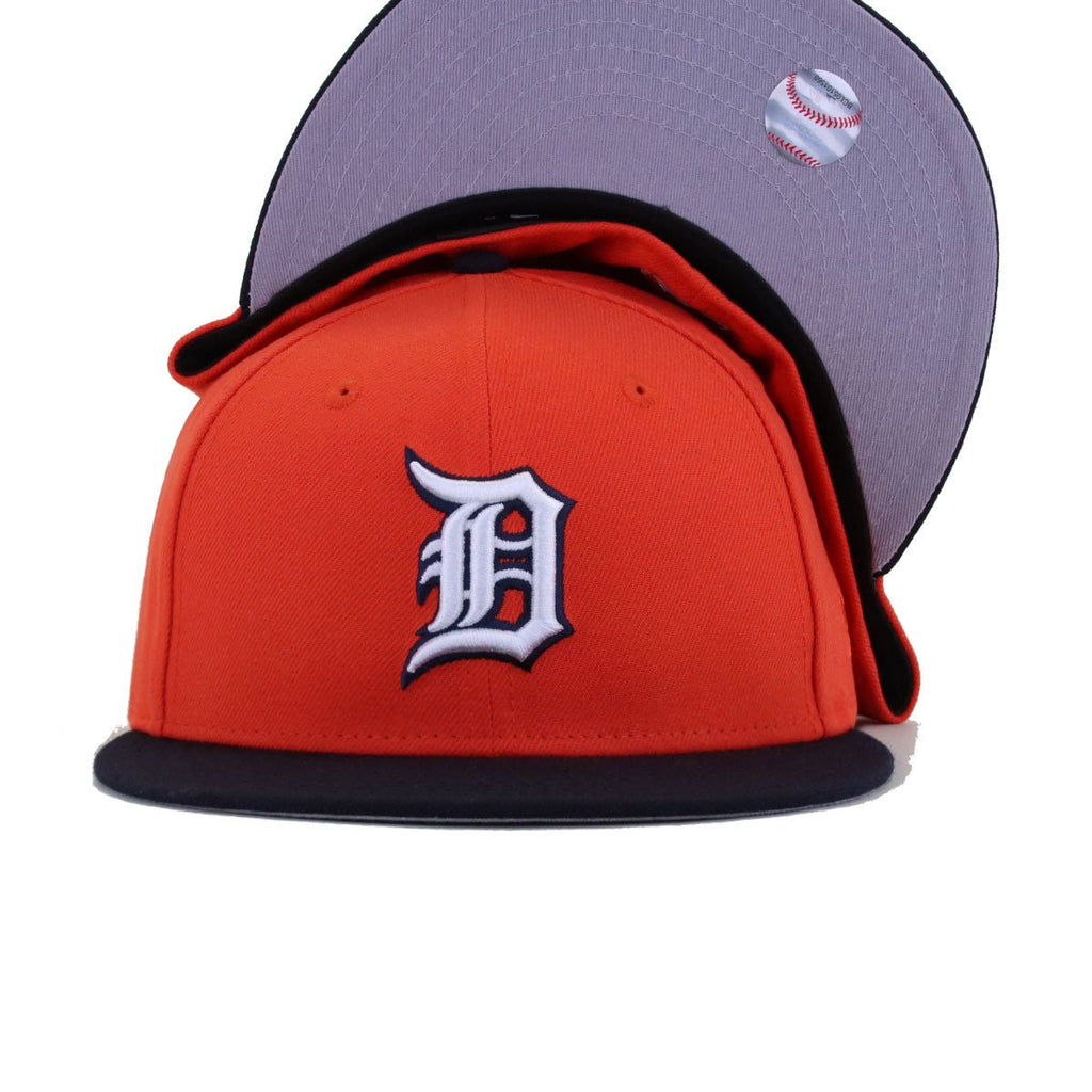 Detroit Tigers Orange Navy 1972 REVERSE New Era 59Fifty Fitted