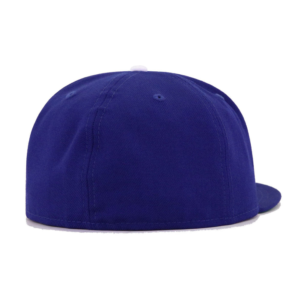 Brooklyn Dodgers Dark Royal Blue 1955 World Series Cooperstown Green Bottom New Era 59Fifty Fitted