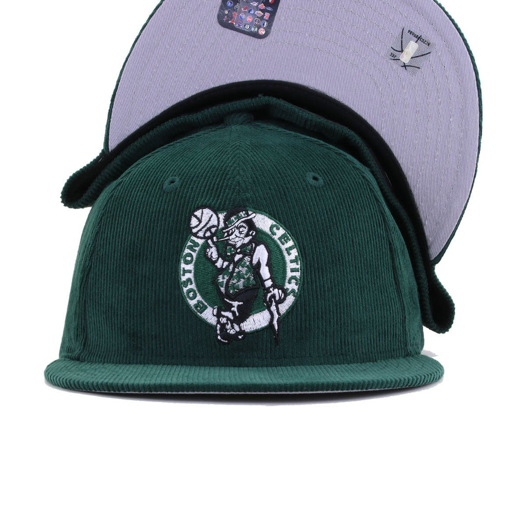 Boston Celtics Dark Green Corduroy PABLO New Era 59Fifty Fitted