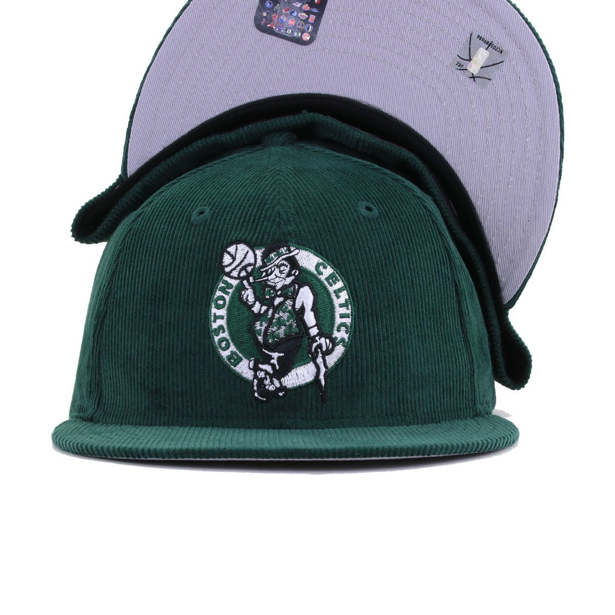 Boston Celtics Dark Green Corduroy PABLO New Era 59Fifty Fitted