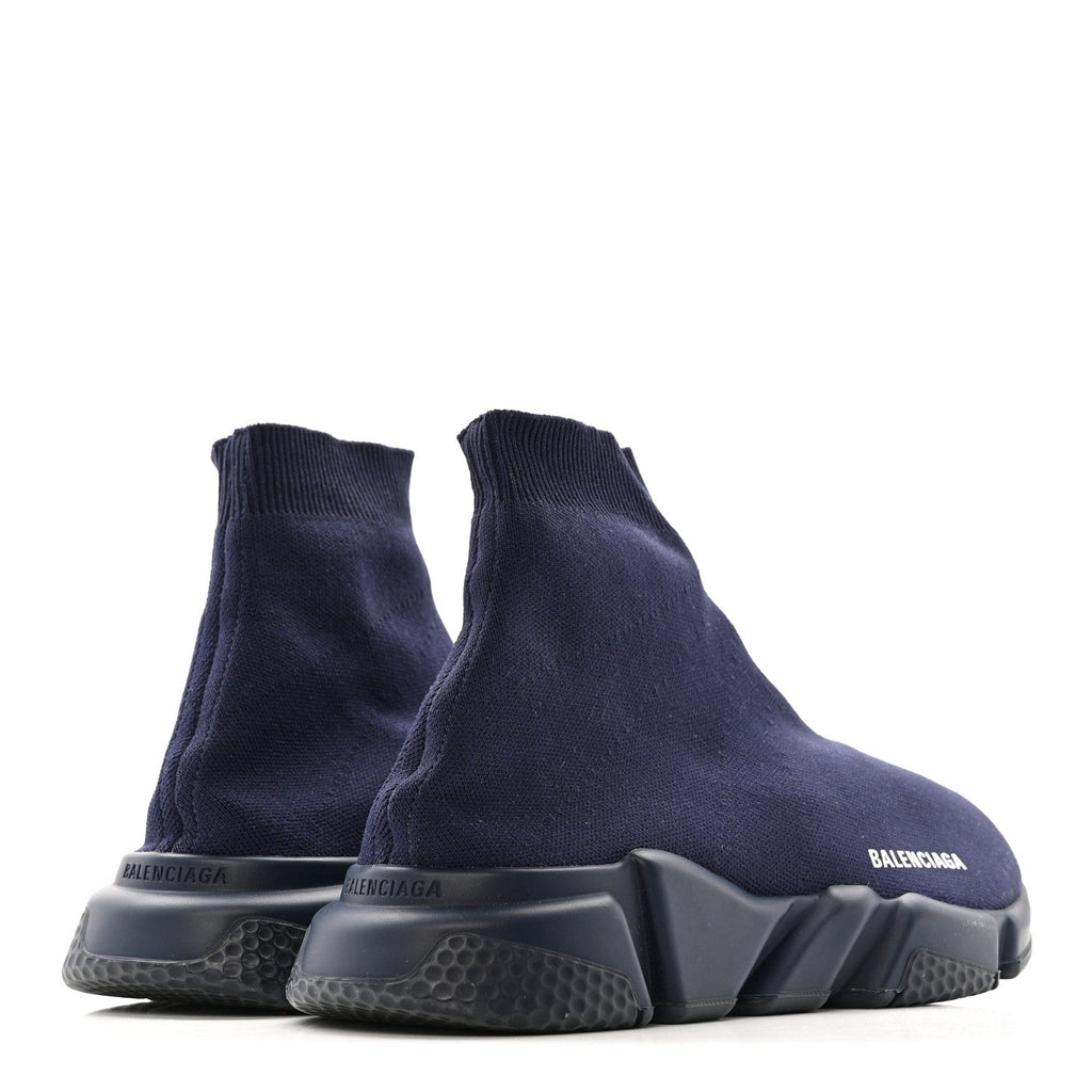 Neoprene Knit Mens Speed Sneakers 42 Bleu Marine