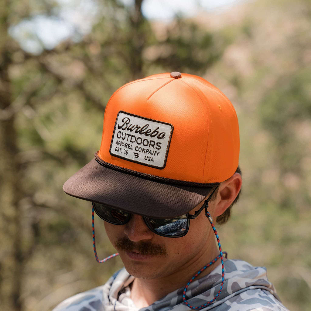 Cap - Blaze Outdoors - Orange & Brown Bill