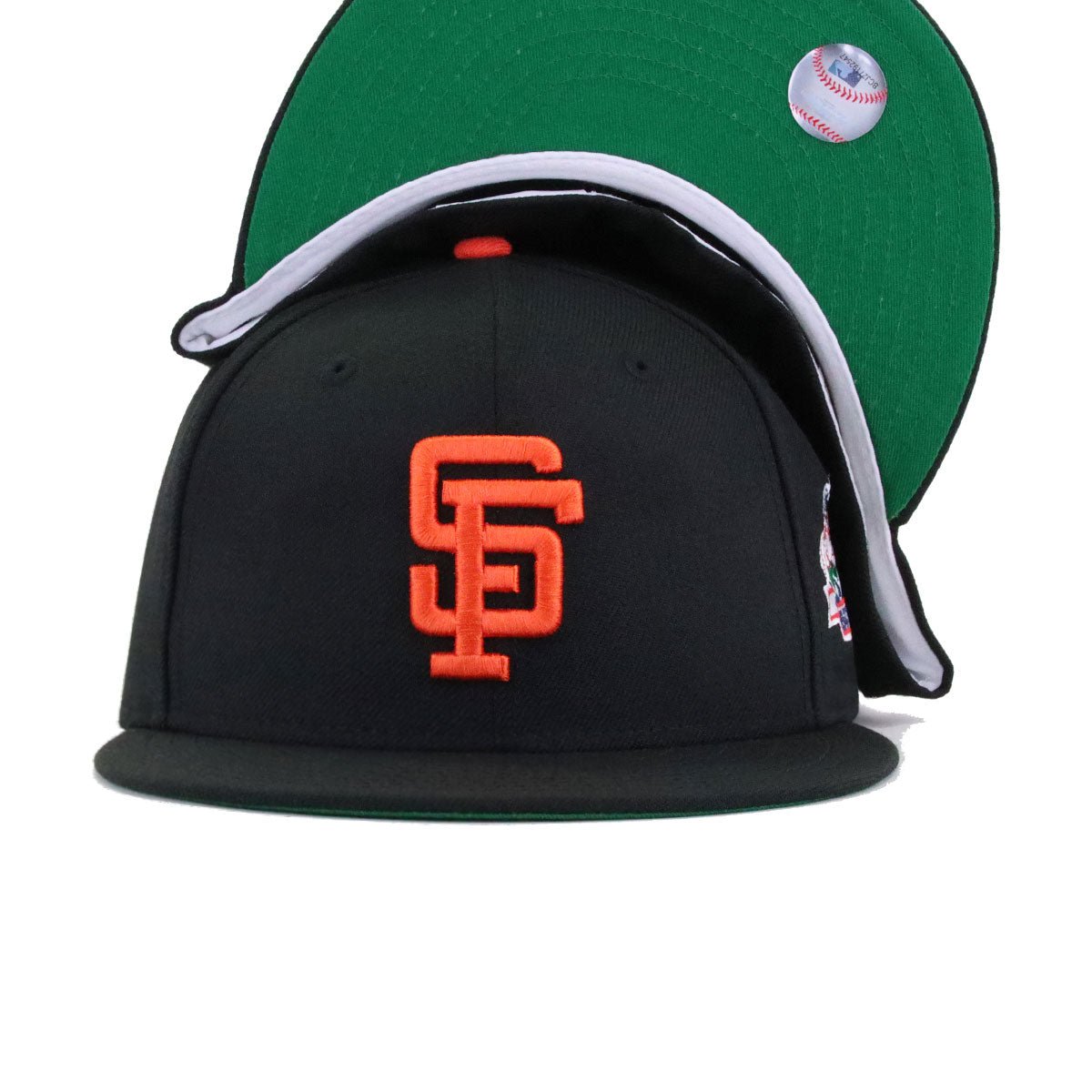 San Francisco Giants Black 1989 World Series Battle of the Bay Cooperstown Green Bottom New Era 59Fifty Fitted