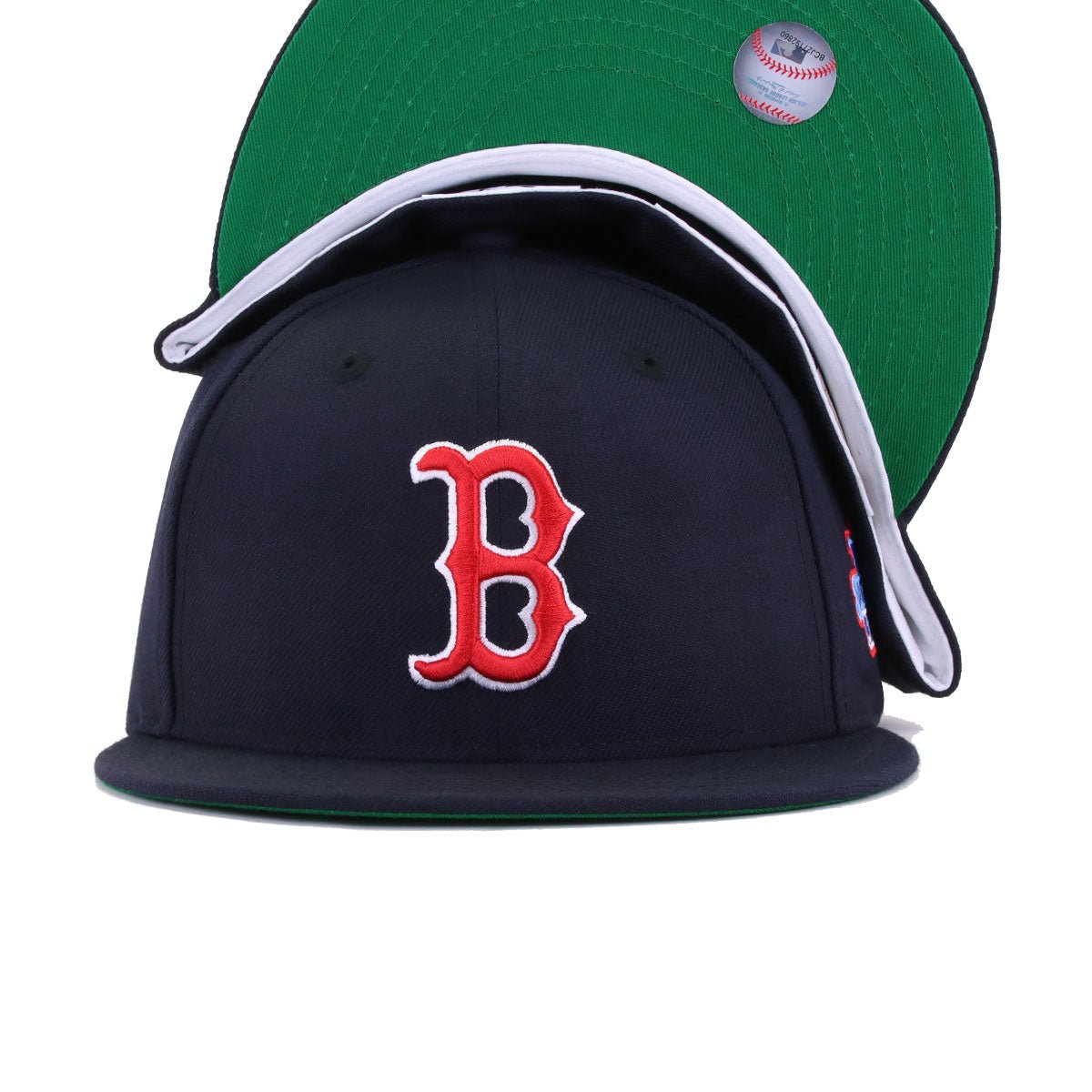 Boston Red Sox Navy 1986 World Series Cooperstown Green Bottom New Era 59Fifty Fitted
