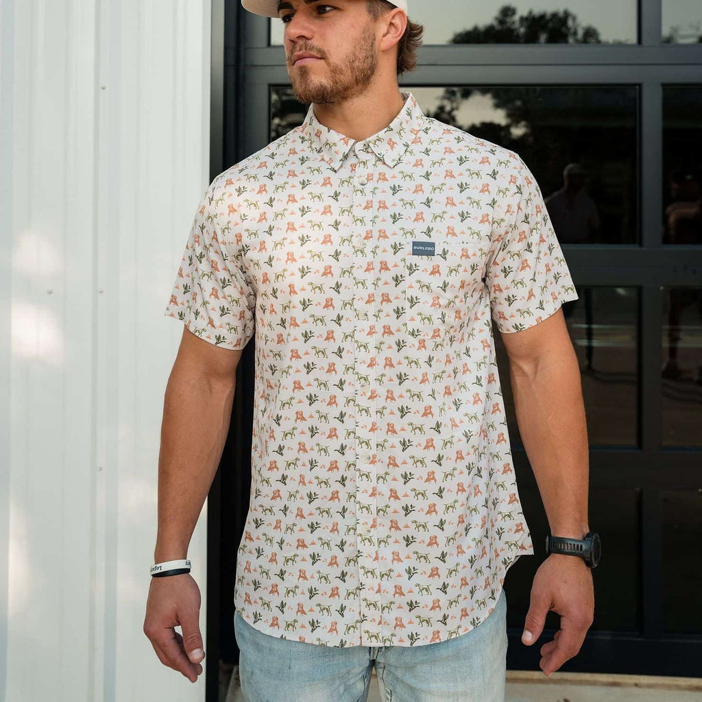 Performance Button Up - Mallard Duck Dog