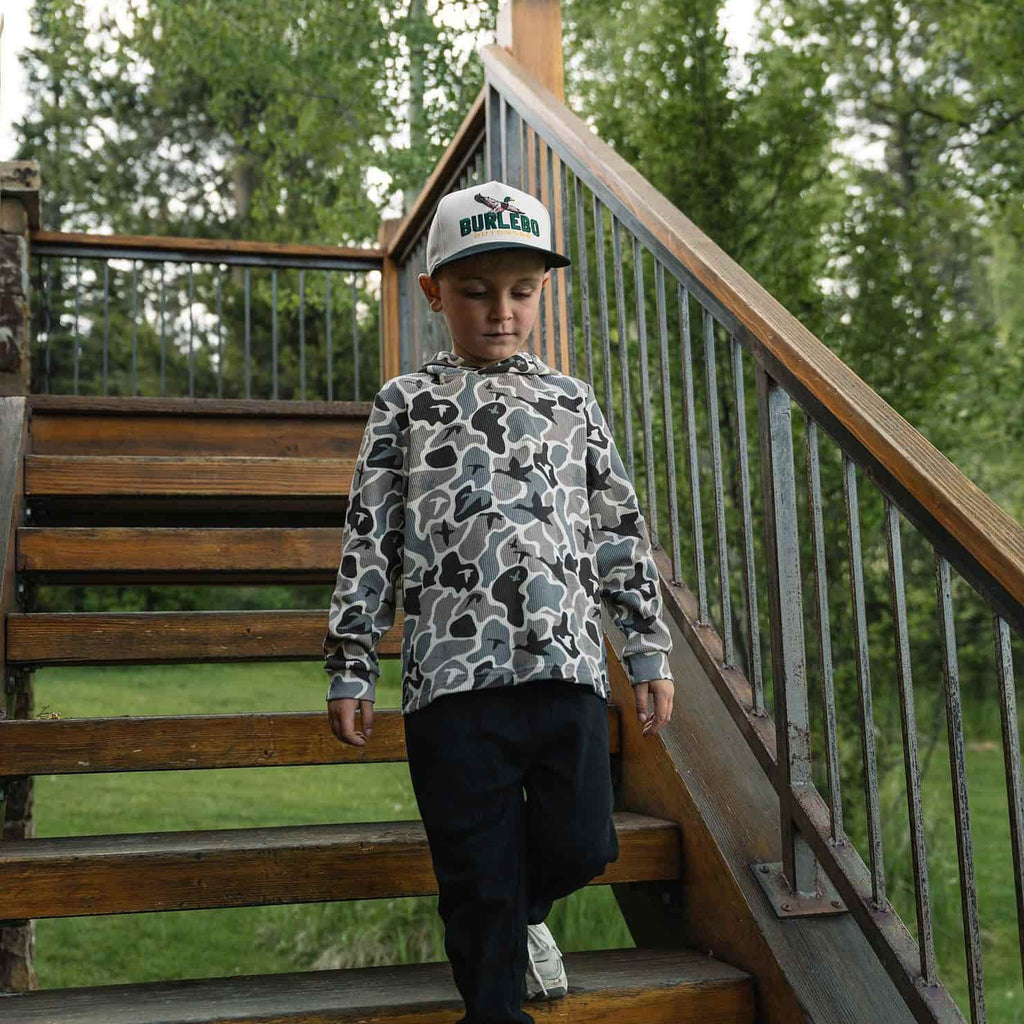 Youth Thermal Hoodie - Mallard Mayhem Camo