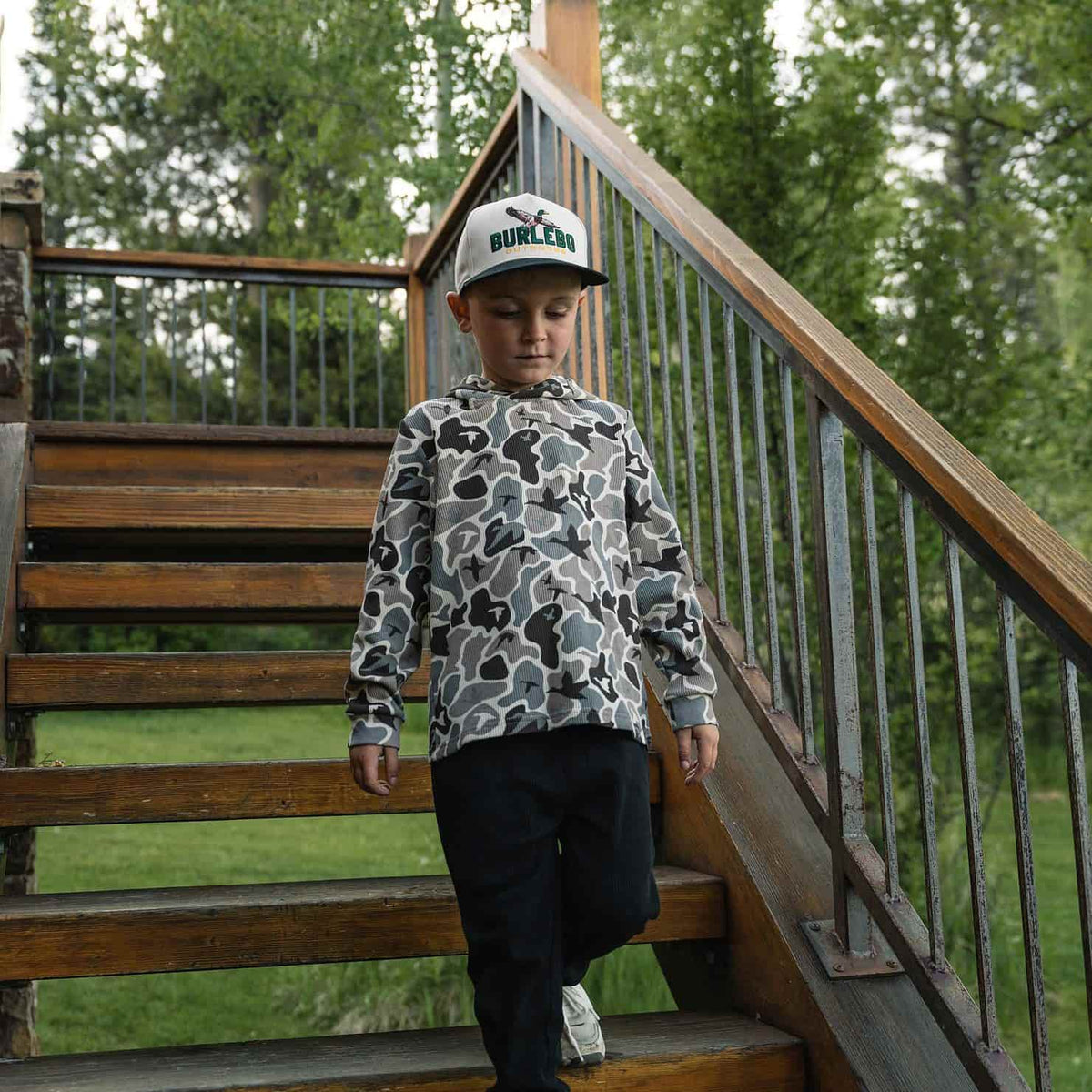 Youth Thermal Hoodie - Mallard Mayhem Camo