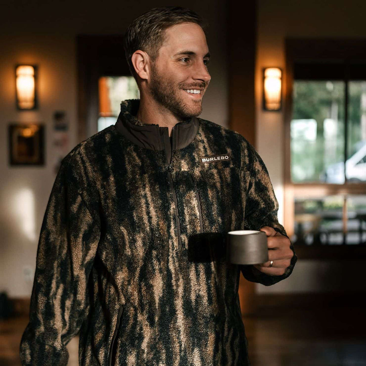 Sherpa - Quarter Zip - Midland Camo