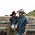 Father and Son Bundle - Performance Western Shirt - Desert Night