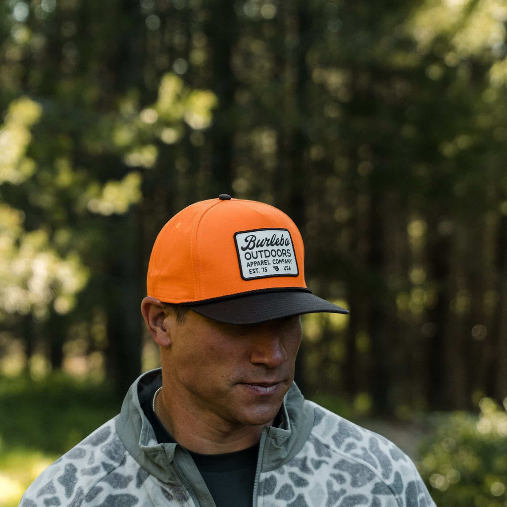 Cap - Blaze Outdoors - Orange & Brown Bill