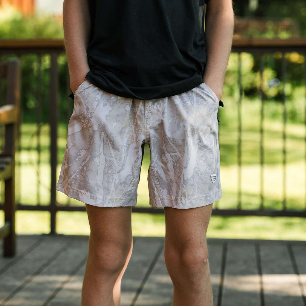 Youth Athletic Short - Drifter Camo