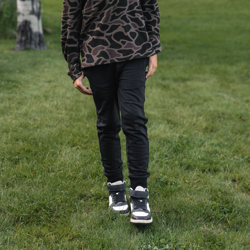 Youth Fleece Jogger - Black