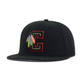 Chicago Blackhawks Black DECEPTOR New Era 59Fifty Fitted