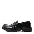 Glazed Calfskin Mens Master Le Loafer 15 Moccassins 43 Black