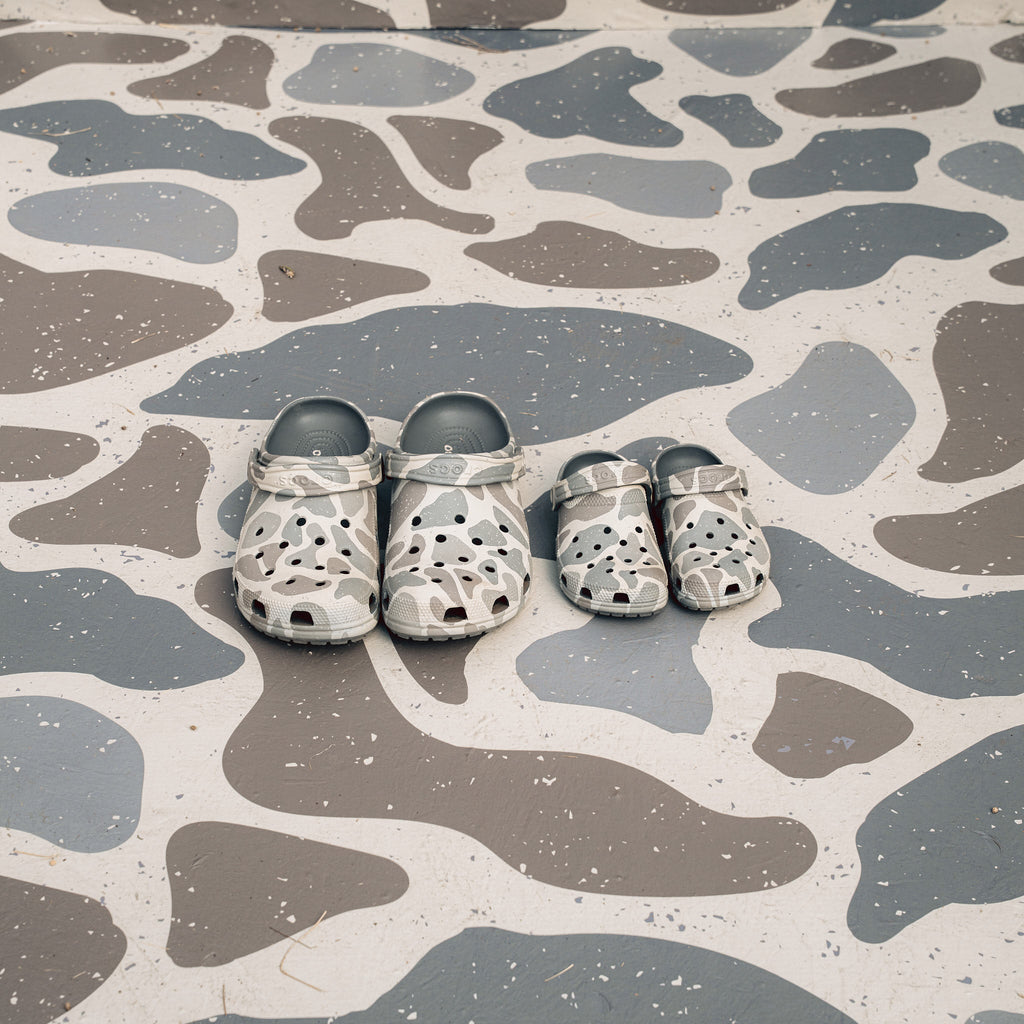 Toddler + Youth Crocs Classic Clog - Classic Deer Camo