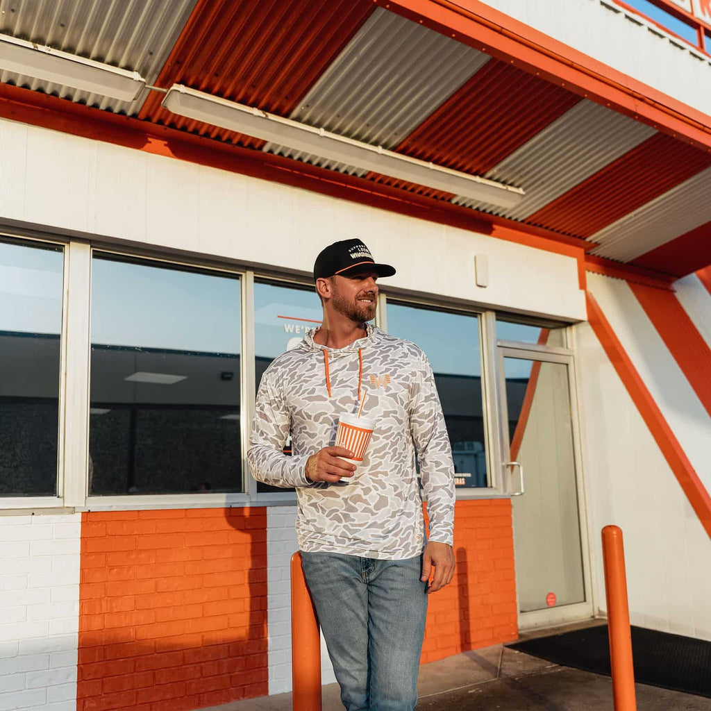 Performance Hoodie - WHATA - White Camo