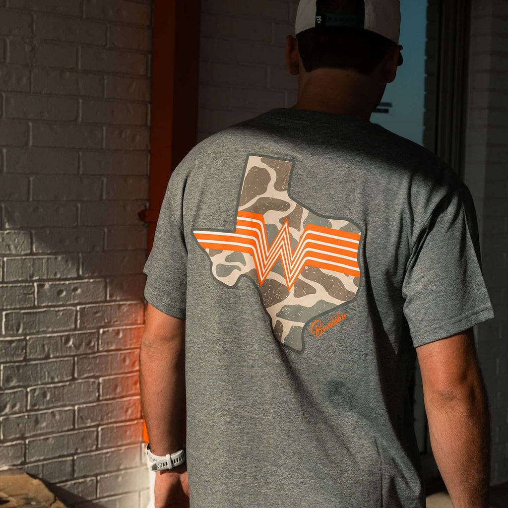 Short Sleeve Tee - WHATA Texas - Dark Heather Grey