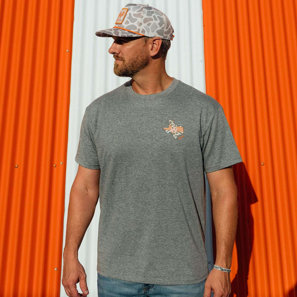 Short Sleeve Tee - WHATA Texas - Dark Heather Grey