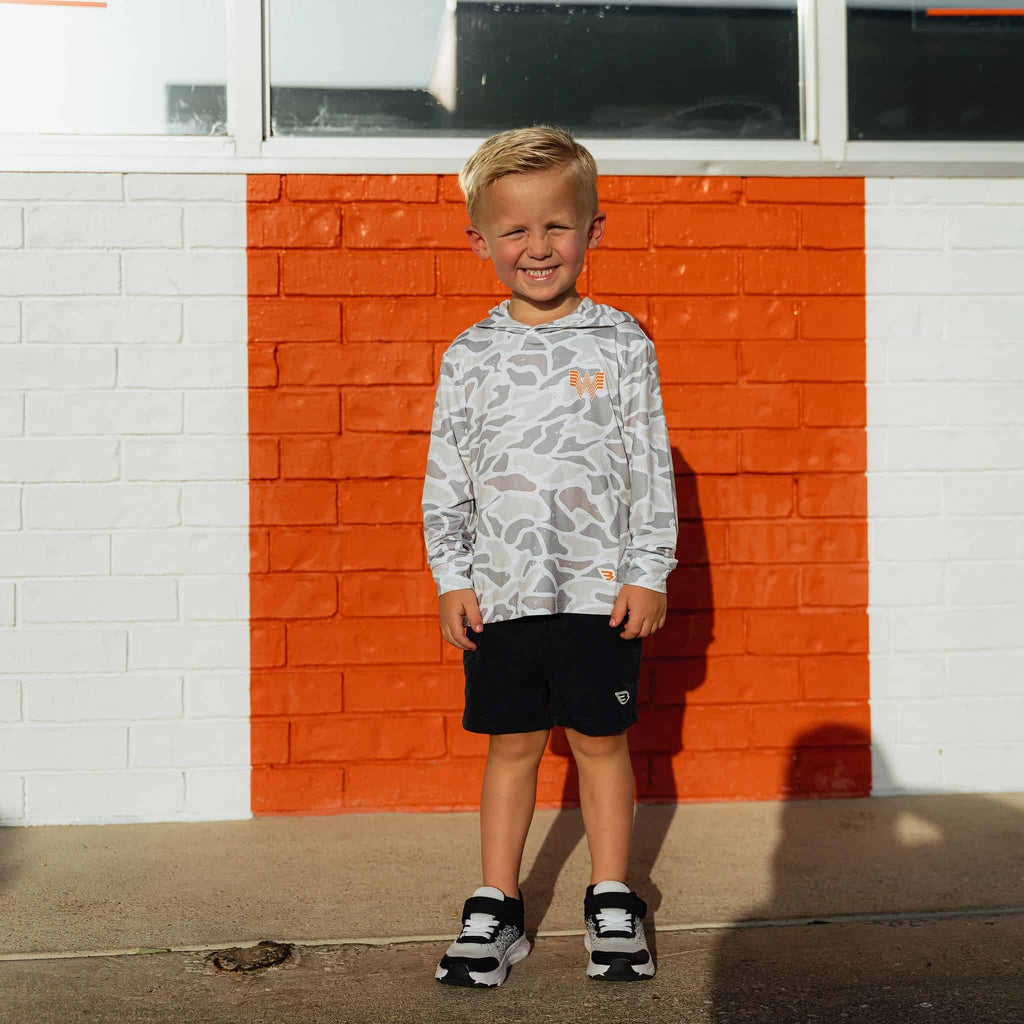 Youth Performance Hoodie - WHATA - White Camo