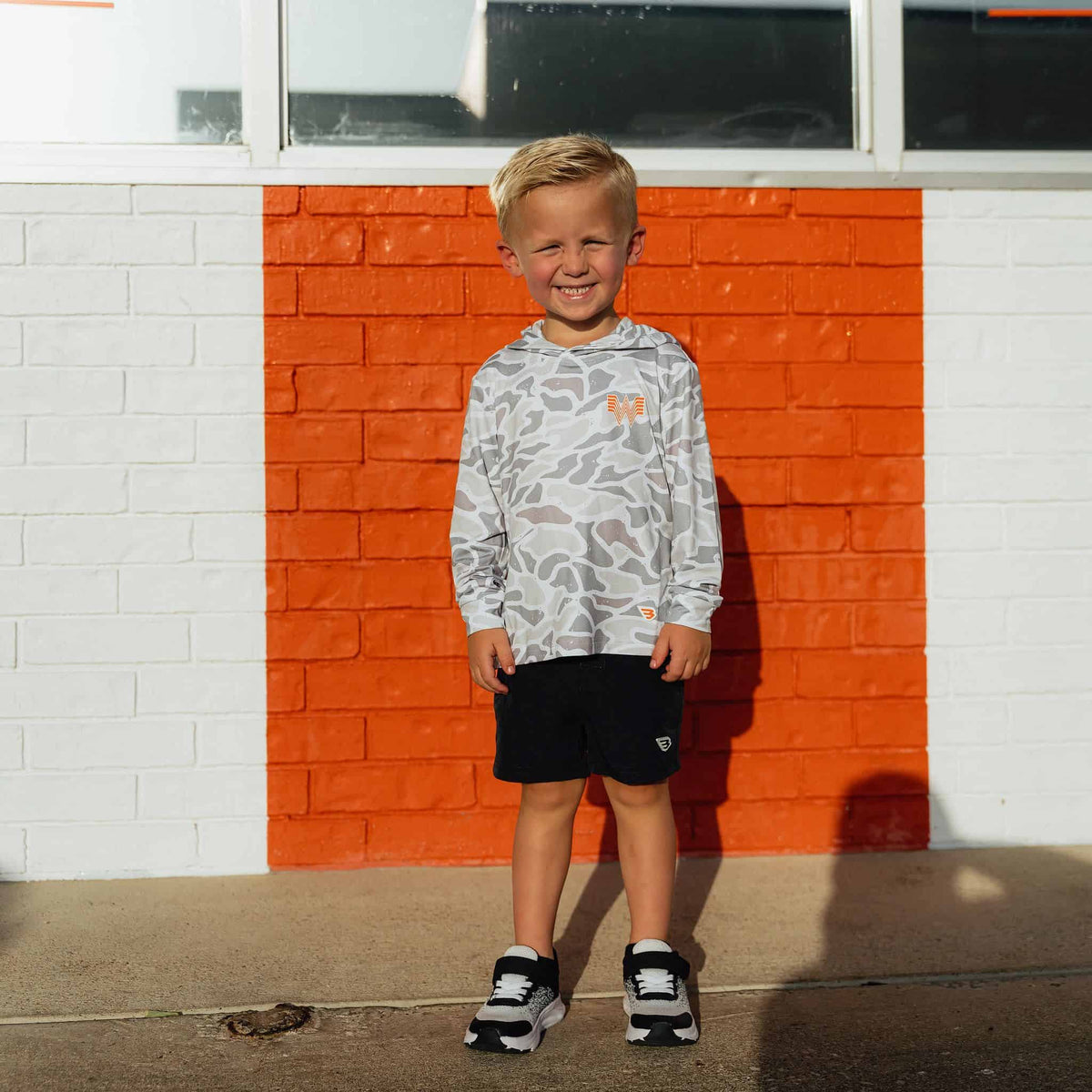Youth Performance Hoodie - WHATA - White Camo