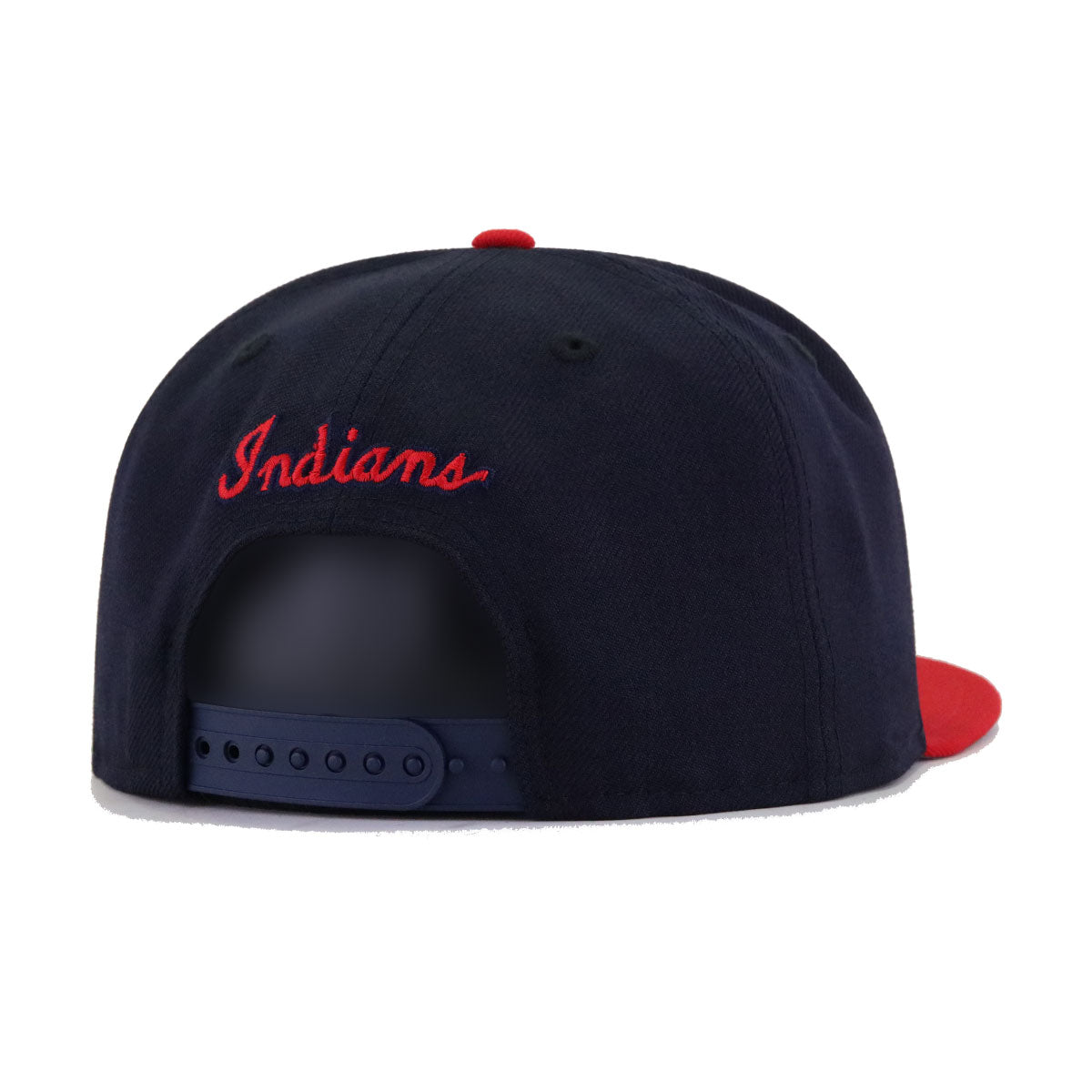 Cleveland Indians Navy Scarlet New Era 9Fifty Snapback