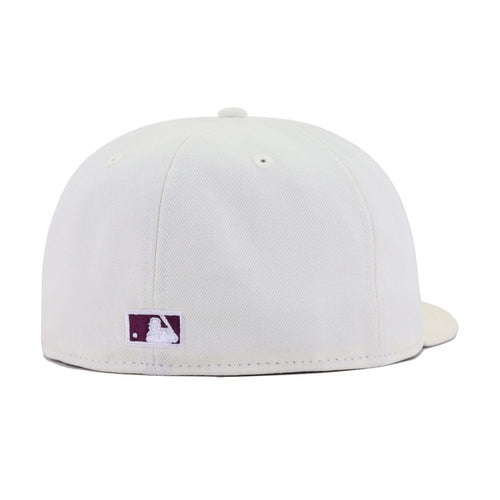 Atlanta Braves Chrome Intense Maroon New Era 59Fifty Fitted