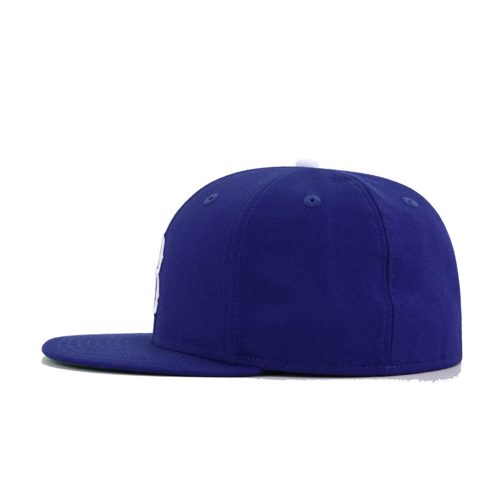 Brooklyn Dodgers Dark Royal Blue 1934 Green Bottom New Era 59Fifty Fitted