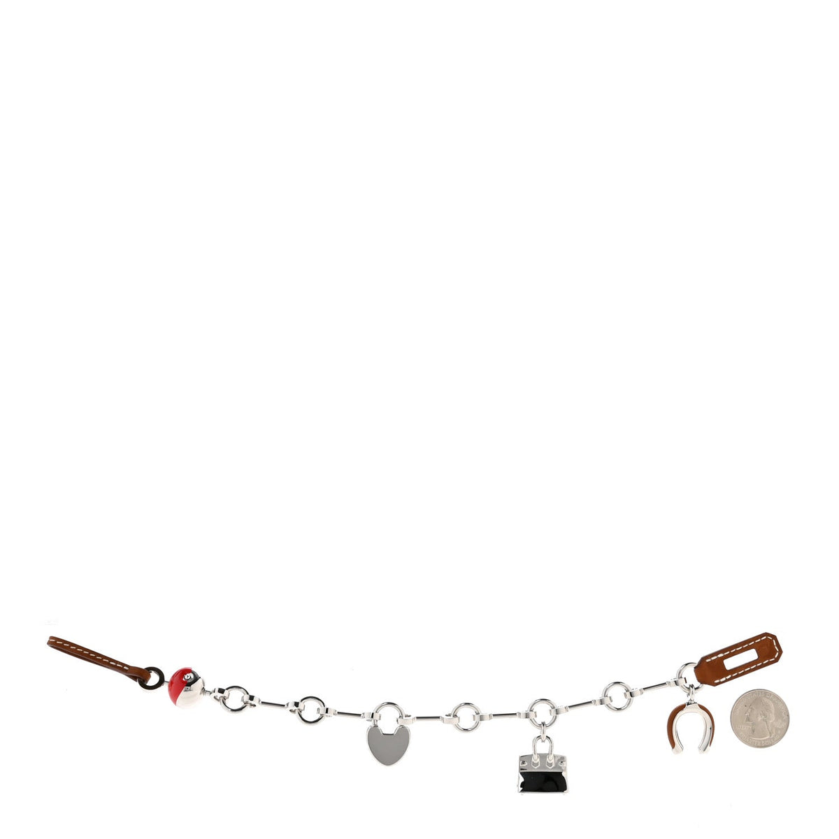 Palladium Barenia Bijou De Sac Bag Charm Fauve Rouge De Coeur