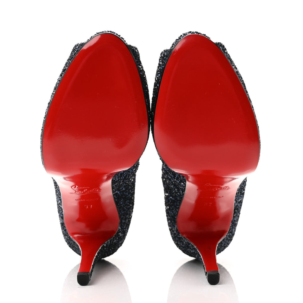 Glitter Very Prive 120 Pumps 37 Bleu Marine