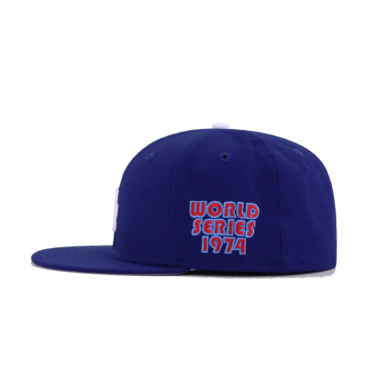 Los Angeles Dodgers Dark Royal Blue 1974 World Series Cooperstown New Era 59Fifty Fitted