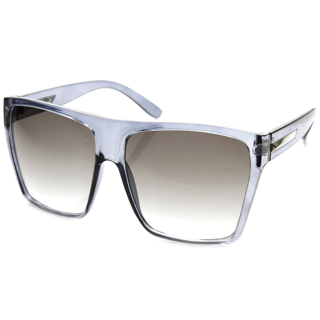 Oversize Square Retro Block Hipster Sunglasses 9259