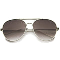 Modern Side Cover Flat Lens Aviator Sunglasses A253