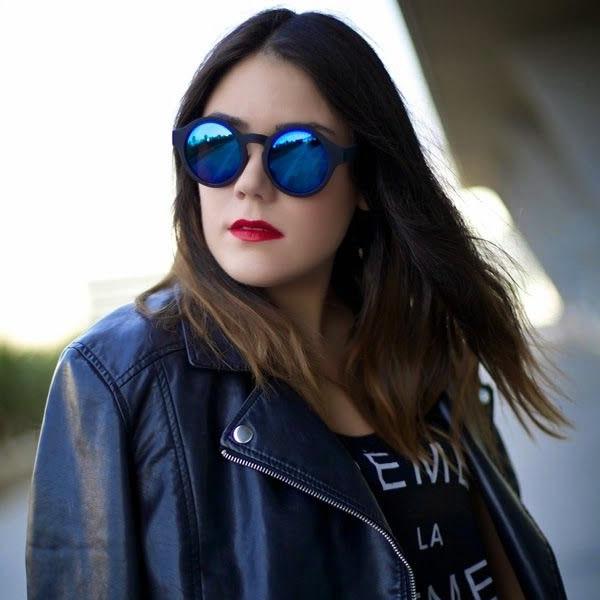 Retro Flash Mirrored Lens Keyhole Round Sunglasses 9312