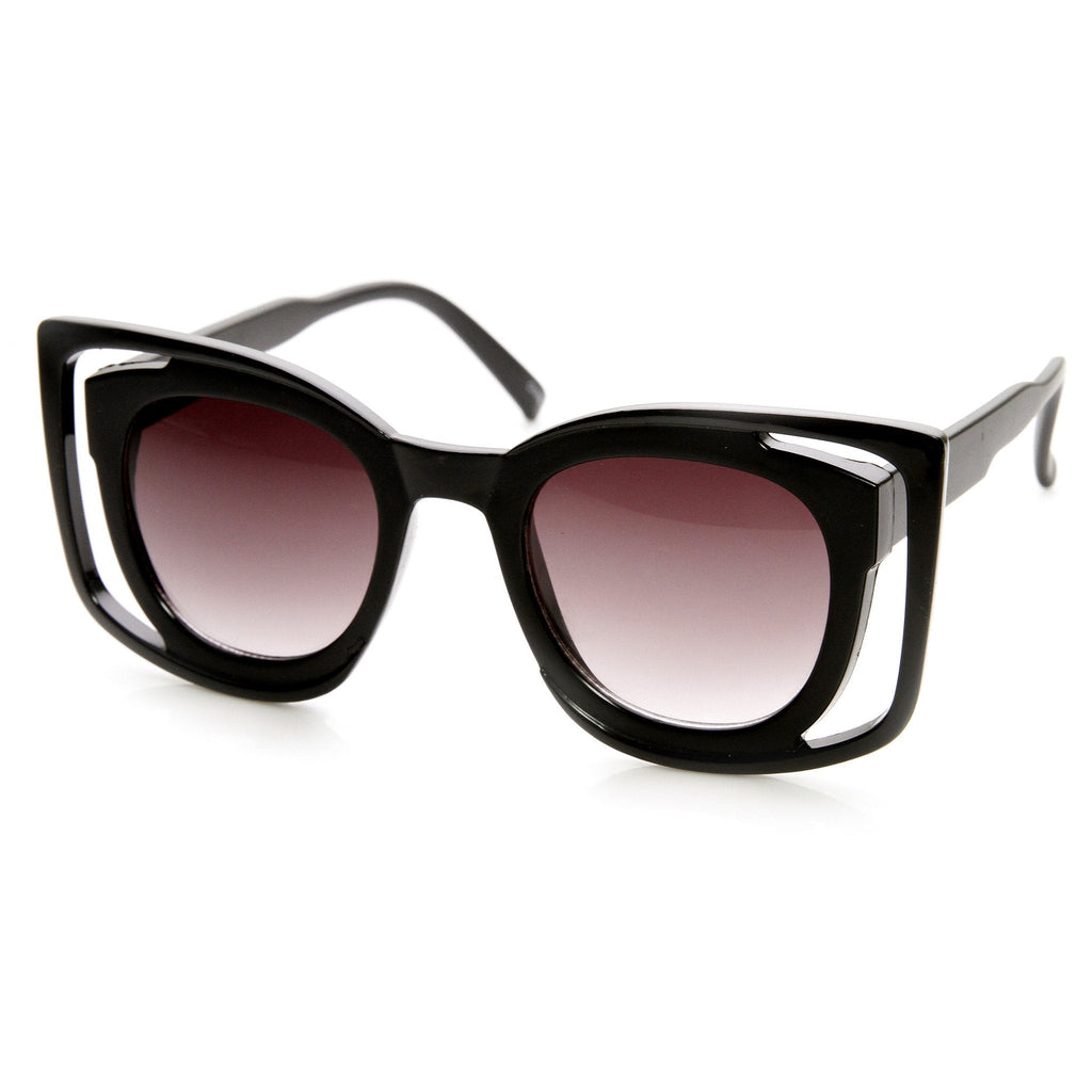 Unique Double Frame Square Womens Fashion Sunglasses 9417