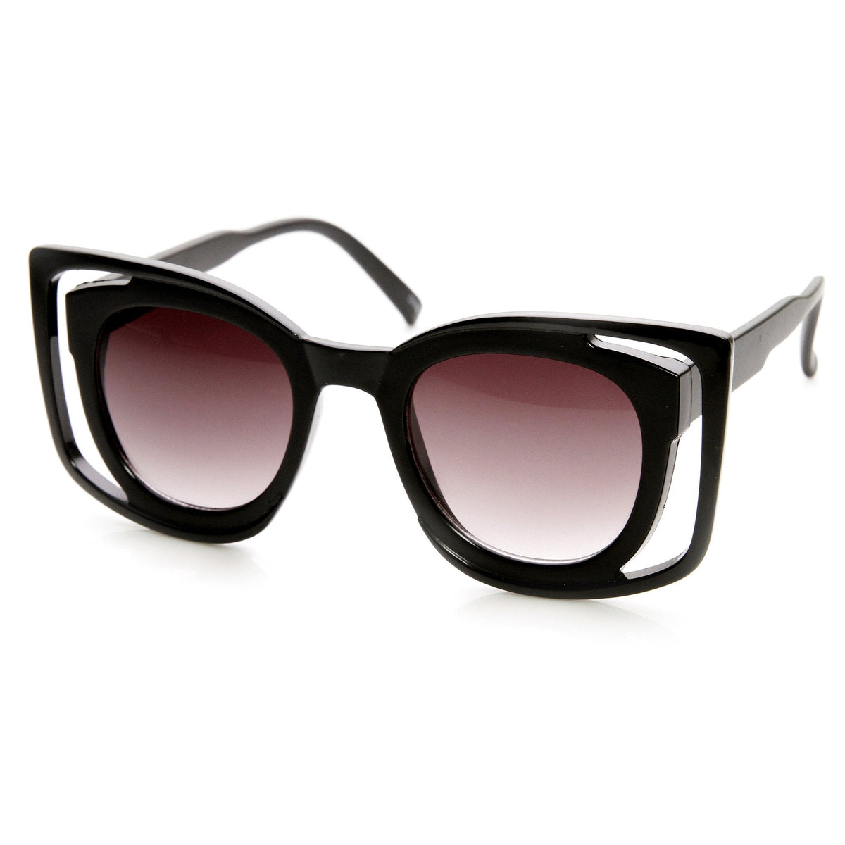 Unique Double Frame Square Womens Fashion Sunglasses 9417