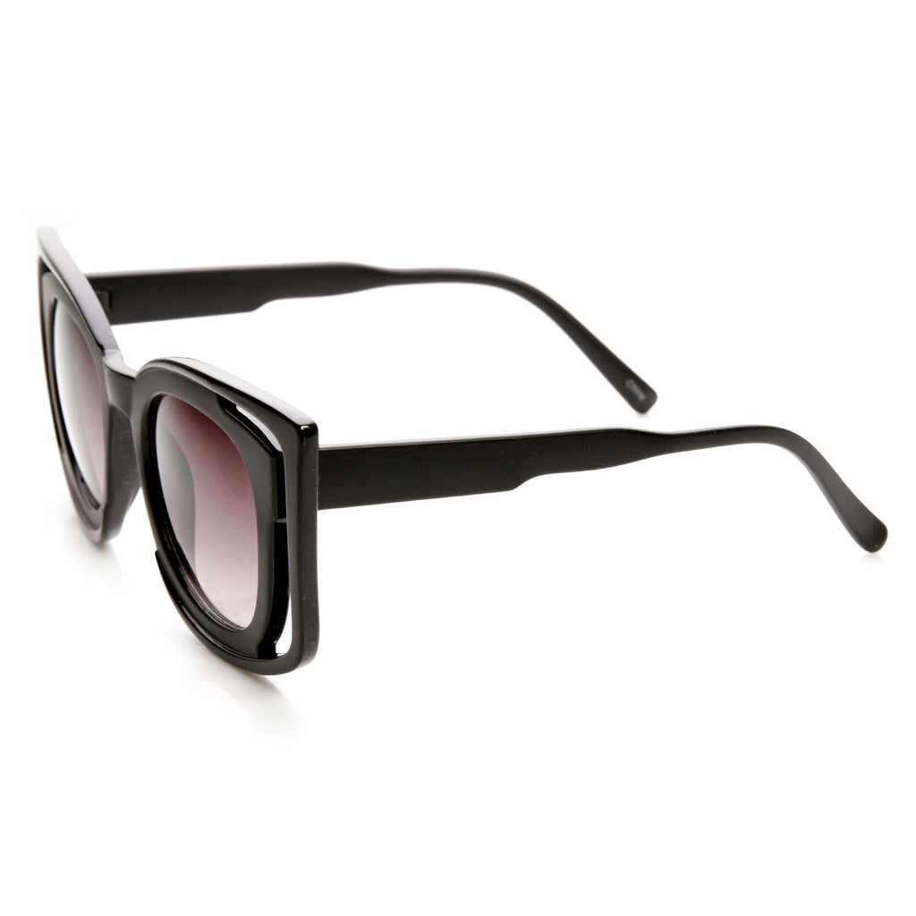 Unique Double Frame Square Womens Fashion Sunglasses 9417