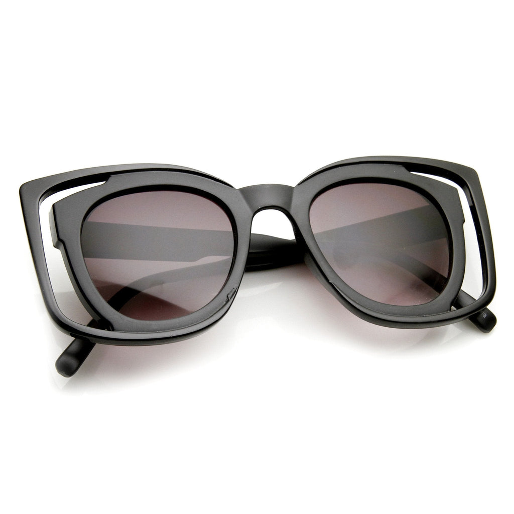 Unique Double Frame Square Womens Fashion Sunglasses 9417