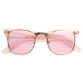 Eclectic Cute Pastel Pearl Color Half Frame Sunglasses 9430