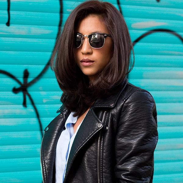 Vintage Half Frame Polarized Horned Rim Sunglasses