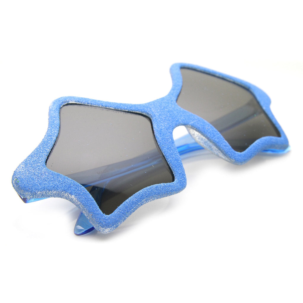 Novelty Star Shape Glitter Party Superstar Sunglasses 9537