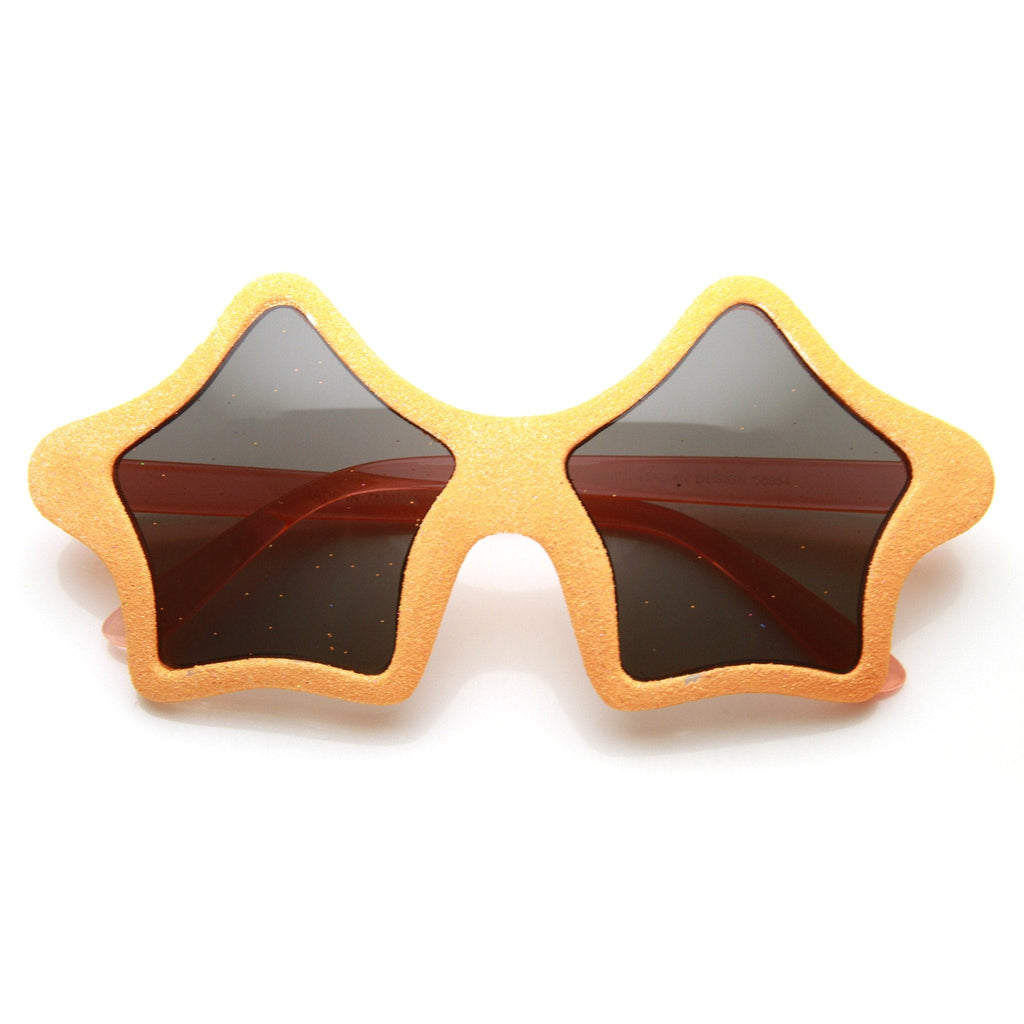 Novelty Star Shape Glitter Party Superstar Sunglasses 9537